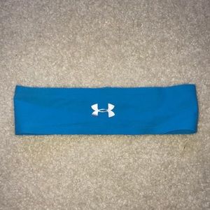 Blue Under Armour headband